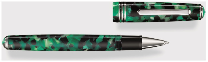 Tibaldi Roller ball, N°60 series Green CT (Emerald green)