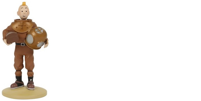 Tintin Figurine, Decorations series Tintin in a diving suit