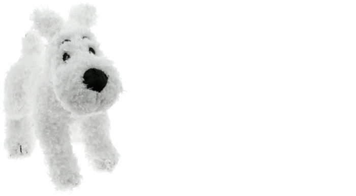 Tintin Luxury soft toy, Snowy (20 cm) without box