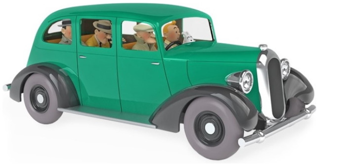 Tintin Decorative object, Vehicle series The Gangsters car