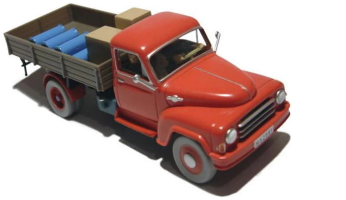 Tintin Decorative object, Vehicle series The red truck