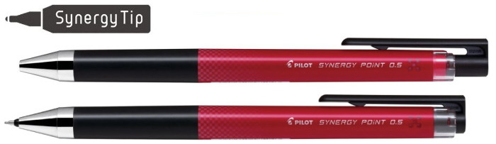Pilot Gel Pen, Synergy Point series Red ink