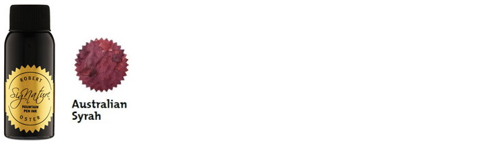 Bouteille d'encre Robert Oster, série Reds (Australian Syrah) 50ml