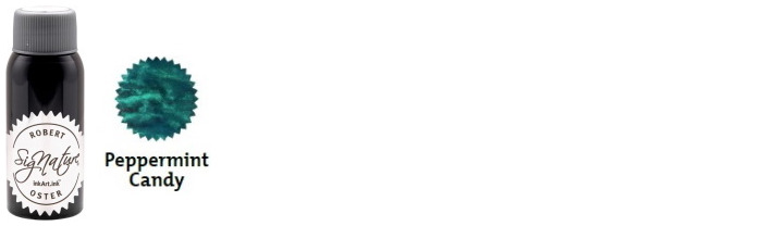 Bouteille d'encre Robert Oster, série Shake'N'Shimmy (Peppermint Candy) 50ml