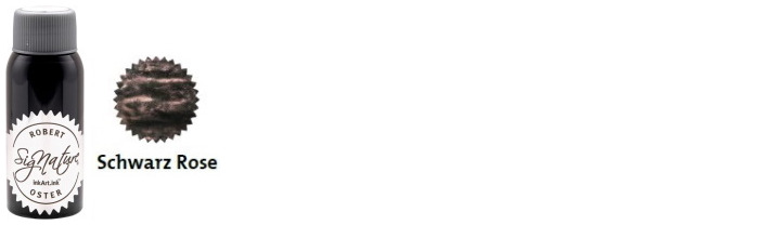 Bouteille d'encre Robert Oster, série Shake'N'Shimmy (Schwarz Rose) 50ml