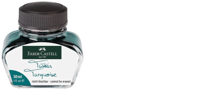 Faber-Castell Design ink bottle, Refill & ink series Turquoise ink (30ml)