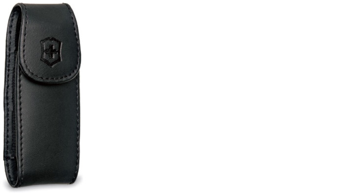 Victorinox Belt pouch, Accessories series Black leather 