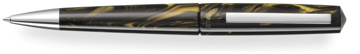 Tibaldi Ballpoint pen, Infrangibile series Black/Gold CT (Black gold)