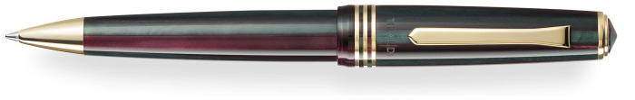Tibaldi Ballpoint pen, N°60 series Green/Burgundy GT (Zazou green)