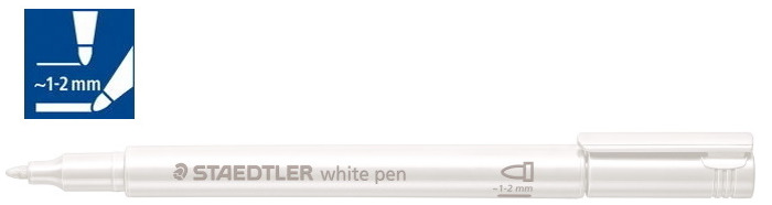 Staedtler Marker, Pen series White ink