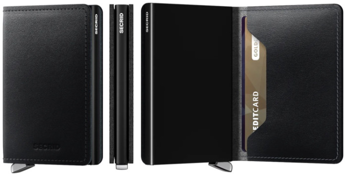 Secrid Card case, Premium Slimwallet series Black (Dusk Black)