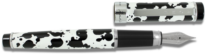 Acme Writing Tools Fountain pen, Robert & Trix Haussmann series Black & White