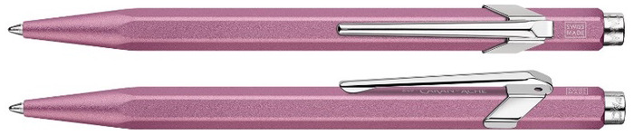 Stylo bille Caran d'Ache, série 849 Colormat-X Rose