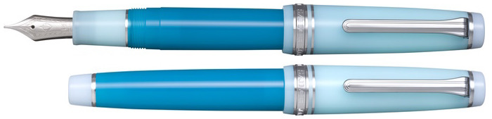 Stylo plume Sailor, série Édition Limitée Professional Gear Cocktail (Tequila Based) Blue Margarita (Standard - Pointe 21kt)