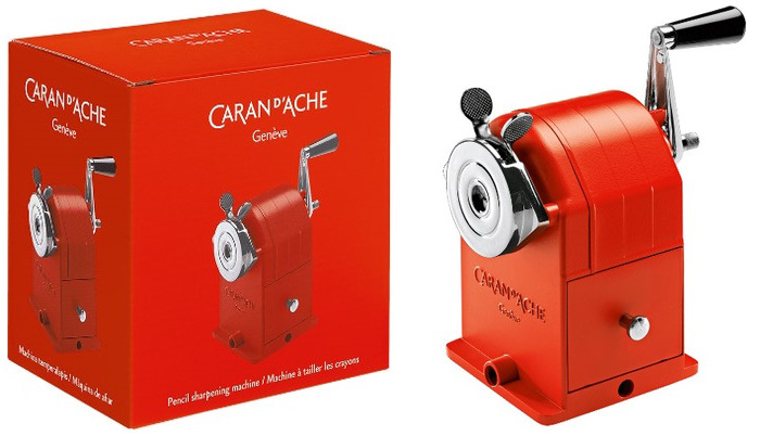 Caran d'Ache Pencil sharpener, Sharpening Machine Standard Edition series Red