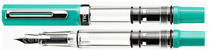 Stylo plume TWSBI, série Eco Vert persan