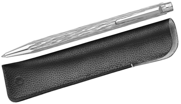 Caran d'Ache Ballpoint pen & pouch set, Ecridor Venetian Special Edition series Palladium