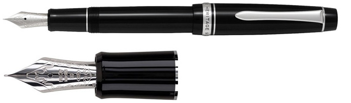 Stylo plume Pilot, série Custom Heritage 912 Noir Ct