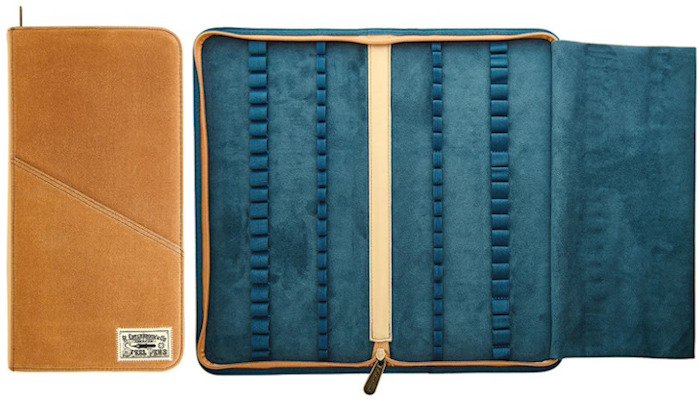 Esterbrook Pouch, Canvas Pen Case series Tan (40x - with zipper)   