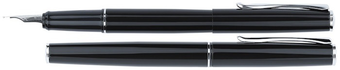 Diplomat Fountain pen, Esteem series Black lacquer CT