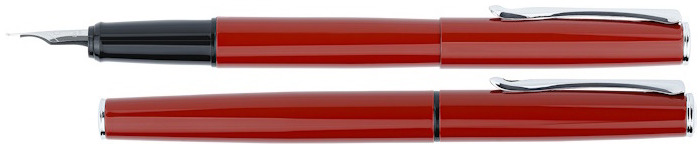 Diplomat Fountain pen, Esteem series Red lacquer CT