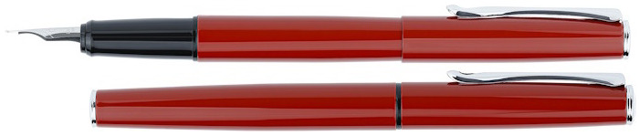 Stylo plume Diplomat, série Esteem Rouge laqué CT