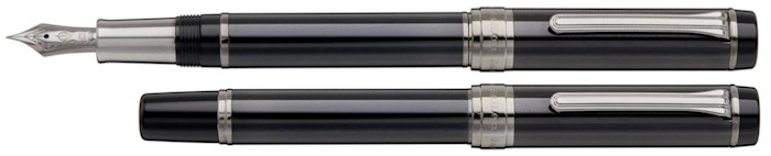 Stylo plume Sailor, série CYLINT Acier inoxydable noir (Pointe 21kt)