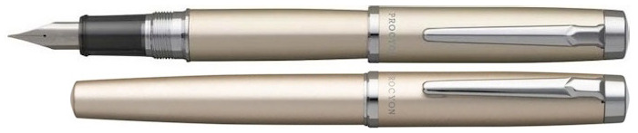 Platinum Fountain pen, Procyon Luster series Champagne gold