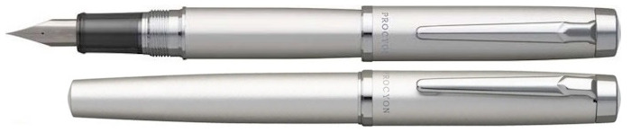 Platinum Fountain pen, Procyon Luster series Satin silver