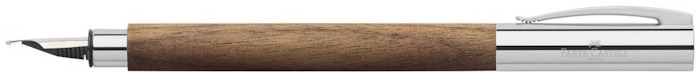 Stylo plume Faber-Castell Design, série Ambition Walnut Wood (Bois de noyer) 