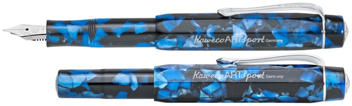 Kaweco Fountain pen, Art Sport series Pebble Blue CT