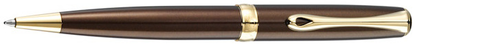 Diplomat Ballpoint pen, Excellence A² series Brown GT