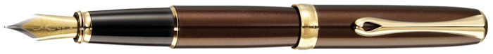 Diplomat Fountain pen, Excellence A² series Brown GT