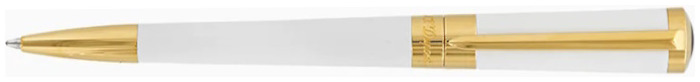 Dupont, S.T. Ballpoint pen, New Liberté series White GT