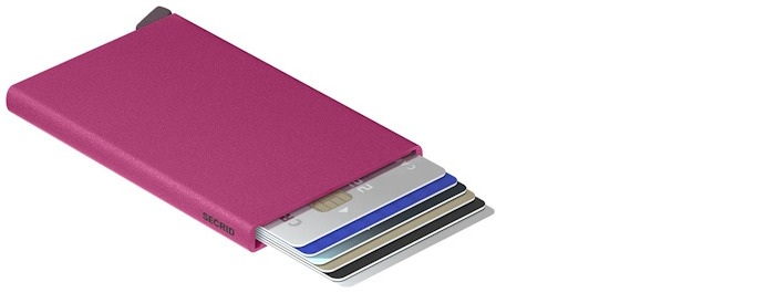 Porte-cartes Secrid, série Cardprotector Poudre Fuchsia