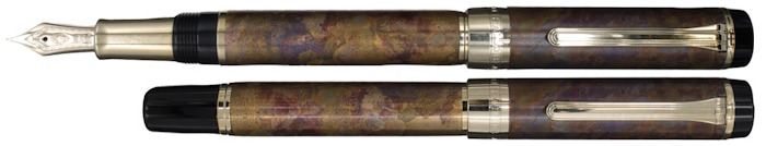 Stylo plume Sailor, série CYLINT Patine (Patina) Brune (Pointe 21kt)