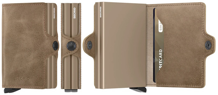 Secrid Card case, Twinwallet Vintage series Taupe