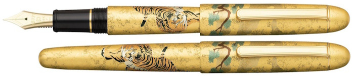 Platinum Fountain pen, 3776 Century Kanazawa Gold Leaf Matsu-Tora series