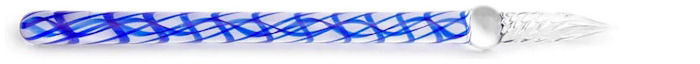 Herbin Glass pen, Glass series Sapphire Blue (Straight - 16 cm)