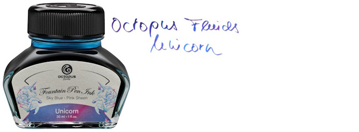 Bouteille d'encre Octopus Fluids, série Sheen Encre Unicorn (30ml)