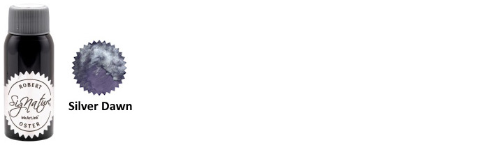 Bouteille d'encre Robert Oster, série Shake'N'Shimmy (Silver Dawn) 50ml