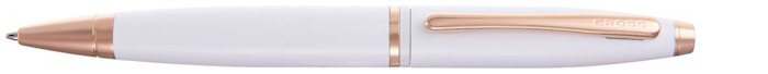 Stylo bille Cross, série Calais Blanc PGT