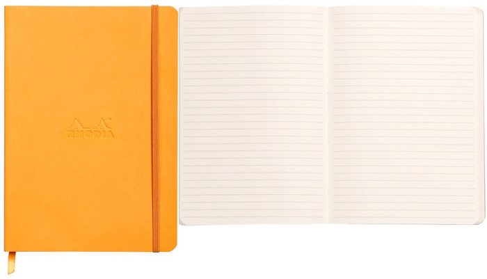 Rhodia Notebook (A5), Rhodiarama A5 series Orange (Softcover, 148 mm x 210 mm, lined)