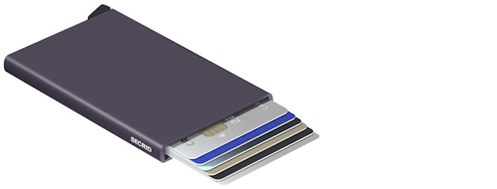 Porte-cartes Secrid, série Cardprotector Mauve foncé