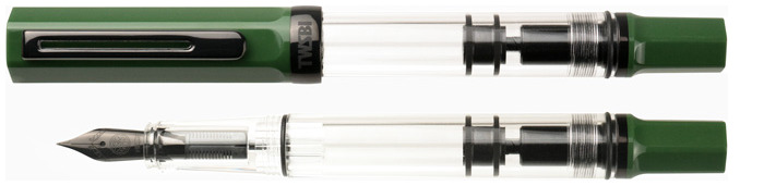 Stylo plume TWSBI, série Eco Vert Irlandais avec Onyx