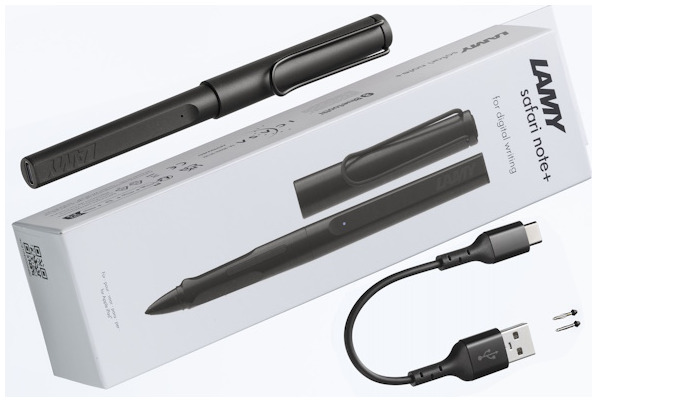 Stylo digital Lamy, série Safari Note + Noir (All black)