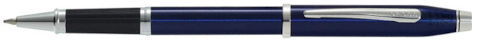 Stylo bille roulante Cross, série Century II Bleu Laqué Ct