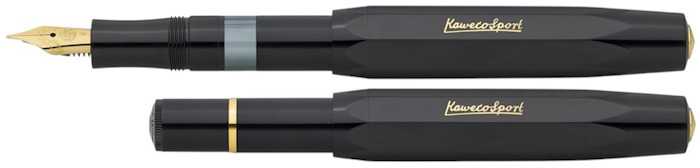 Kaweco Fountain pen, Piston Filler Sport Classic series Black GT
