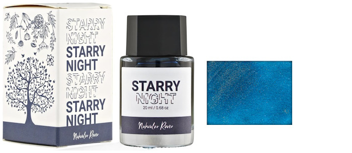 Bouteille d'encre Nahvalur, série Rover Encre Starry Night (20ml)