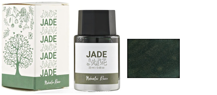 Bouteille d'encre Nahvalur, série Rover Encre Jade (20ml)